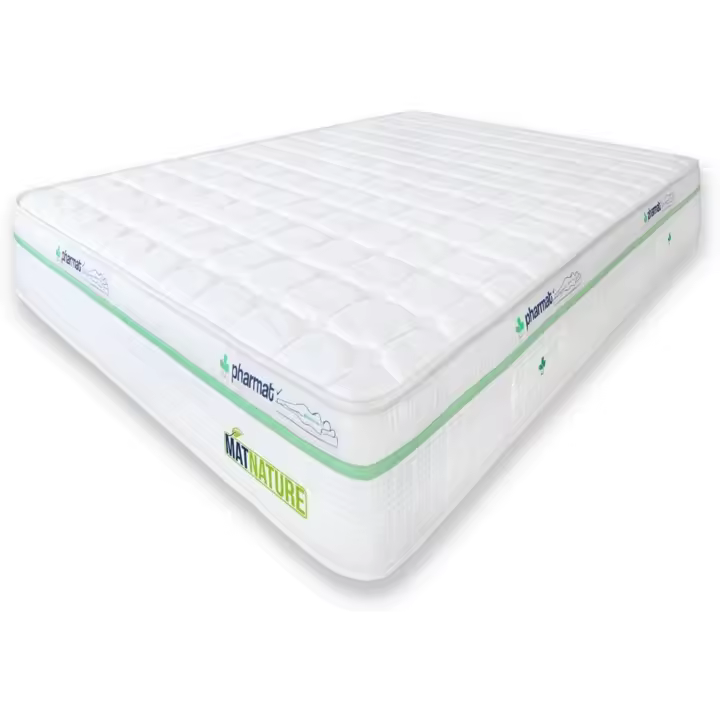 Colchón Fibra Hipoalergénica Pharmat Optimalidad en Adaptabilidad y Firmeza Altura 25cm - 1
