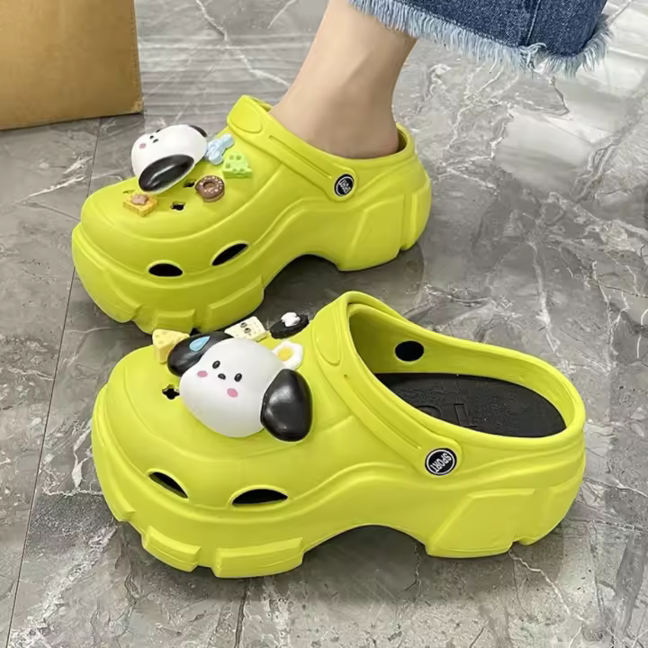 Baotou-zapatos agujero para el hogar, calzado desodorante, antideslizante, eva, para verano - 1