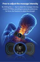 Masajeador Portátil MUKASI, 8 Modos, 19 Niveles, Masajeador EMS Inalámbrico, Masajeador de Hombros y Cuello, Alivio del Dolor Muscular, Mini Masaje Cervical - details 8
