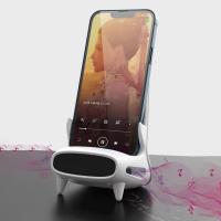 Cargador Inalámbrico, 15W Qi rápido cargador inalámbrico de pie con amplificador de sonido de diseño, regalo único para él, su padre, esposo, novio (sin adaptador de CA) - details 0
