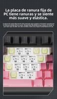 LT104 Teclado Tri-Modo RGB Personalizado Inalámbrico 2.4G Bluetooth Teclado Mecánico de Oficina - details 9