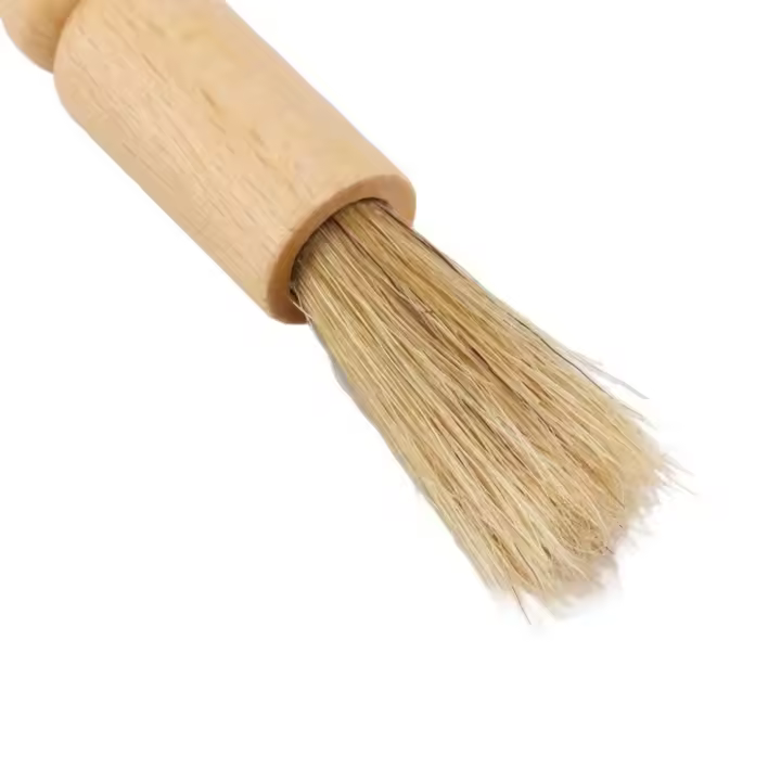 Cepillo de molinillo de café con mango de madera para limpieza de mesa de Bar, 1 piezas, accesorios para Espresso, herramienta de café - 1