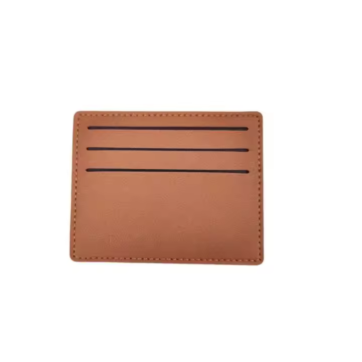 Tarjetero de cuero PU multiposición, bolso de tarjeta corto de estilo coreano Simple, Control de acceso de tarjeta, funda de tarjeta de crédito de identificación de Color sólido - 1