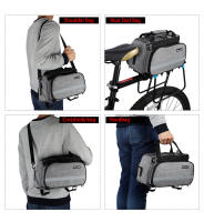 WEST BIKING-bolsa impermeable 3 en 1 para maletero de bicicleta, bolso de gran capacidad para equipaje de viaje, Alforjas para asiento de sillín - details 23