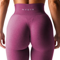 Leggings de Flare Negros Suaves para Workout Pantalones de Yoga Traje Deportivo Casual para Gimnasio - details 4