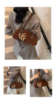 Nuevo versátil retro textura mate bolsa de axilas bolso de hombro moda portátil bolso de bolos mujeres - details 3