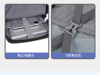 Mochila de negocios Moda nueva bolsa de viaje de gran capacidad Mochila de computadora impermeable para hombres Casuales Mochila de estudiante masculina - details 19