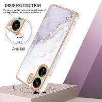 Funda IMD Serie-2 para Xiaomi Redmi 13C 4G/ Poco C65 4G TPU con marco de plástico mármol - details 1