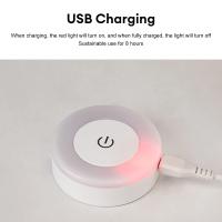 Luz LED nocturna con Sensor táctil, luz recargable debajo del gabinete, luz de noche regulable, lámpara de pared magnética, luz para pasillo y escaleras - details 8
