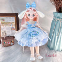 Muñecas de Ojos de Anime para niños y niñas, Cara de cómic articulada con bolas, vestidos, ropa, vestido, 30cm, 1/6 - details 8