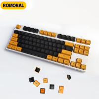 Kit de Teclado Mecánico Personalizado DIY PBT, 149 Teclas, Estilo Inglés, Negro, Amarillo - details 0