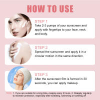 Loción de protección solar ligera de 60g SPF50 Protector UV que forma película rápida protección facial crema para quemaduras solares piel antioxidante PA +++ - details 5