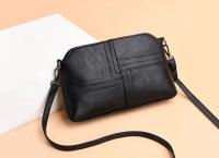 Nuevo Casual Messenger Bag Crossbody PU Leather Black Ladies Handbag Small Shoulder Bag Wallet - details 1