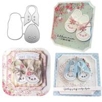 Troqueles de corte de Metal para zapatos de bebé, decoración de Baby Shower, troqueles DIY, álbum de recortes, artesanía de papel, cuchillo, molde, hoja, punzón, plantillas - details 0