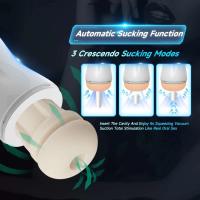 Leten masturbador masculino automático, vibración de succión, masturbador de succión Oral, Juguetes sexuales al vacío de Vagina Real - details 1