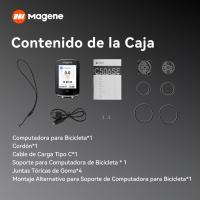 GPS Computadora Bicicleta, Navegación por vías, Pantalla a Color de 2,4'' Resistente al Agua, Datos Personalizados, 11 Idiomas, Bluetooth y WiFi - details 2
