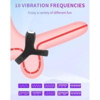 Anillo vibrador sexy de empaque privado para hombres, anillos de retraso de la eyaculación, vibradores masculinos, juguetes sexuales para parejas adultas mayores de 18 años. - details 1