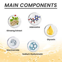 Esencia Facial de Ginseng, hidratante, aclara la línea fina, suaviza la piel seca y opaca, ilumina el suero, tóner hidratante para el cuidado Facial - details 2