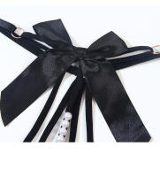 Lencería Sexy, Tanga sexual para mujer, ropa interior íntima, llamada de la noche, vendaje Sissy, bragas con perlas, Tanga porno, pantalones de pijama negros - details 7