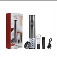 Abridor de Vino Eléctrico con Set de Cortador de Aluminio Vacío y Licuadora para Amantes del Vino para Cocina Fiesta Bar Boda Recargable - details 9