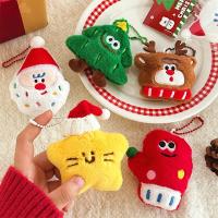 Llavero de Peluche de Navidad Kawaii Muñeco Relleno de Dibujos Animados de Papá Noel - details 6