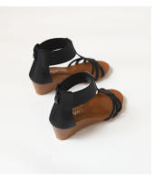 Sandalias de cuña para mujer, novedad de verano 2025, suela gruesa, talla grande, informales, versátiles, con suela suave, sandalias romanas para mujer - details 16