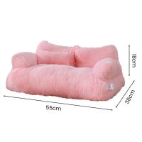 Sofá suave y cómodo para mascotas, cama extraíble y lavable, nido de felpa antideslizante, cojín decorativo para dormir para gatos, suministros para mascotas, 1 Juego - details 38