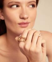 Anillo de Diseño de Eslabones UNO para Mujeres, Regalo de Dias Festivos, Accesorio Encantador. - details 1