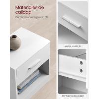 Mesa de Noche de Juego de 2 Diseño de Cajón Abierto Ideal para Dormitorio, Sala de Estar - details 21