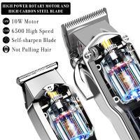 Hatteker-cortadora de pelo profesional inalámbrica para hombre, máquina eléctrica de Metal para cortar Cabello, 18 piezas - details 6
