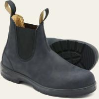 Zapatos de pareja formales de cuero Oxford sin cordones, botas clásicas para hombre, botas vintage casuales negras - details 4