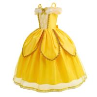 Belle Cosplay Vestido de princesa niñas cumpleaños encanto disfraz niños carnaval fiesta puesta en escena Vestido niños disfraz Vestido - details 2