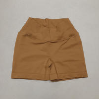 Hamidou pantalones cortos deportivos para mujer, Shorts de Yoga con cintura cruzada, gimnasio, entrenamiento, correr, cintura alta, realce de cadera, sin costuras, Fitness - details 9