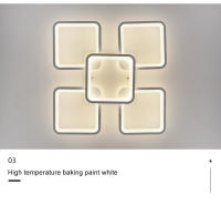 LEFAN-luces LED para habitación, lámparas de techo modernas para sala de estar, dormitorio, Hotel, oficina, Rectangular, regulable, 90CM - details 11