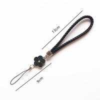 Cuerda de mano tejida de cuero creativa para teléfono móvil, cordón Universal, correa de muñeca, pulsera de cuerda corta, colgante de joyería - details 7