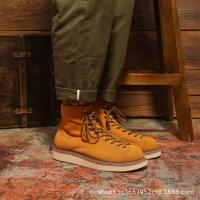Zapatos de cuero vacuno puro de alta gama, estilo casual de herramientas, zapatos de tablero de caña alta - details 19