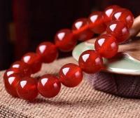 Regalo Feng Shui 7A pulsera de cristal de Calcedonia de ágata roja para hombre y mujer, amuleto de buena suerte, joyería - details 3