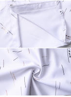 Camisas de Negocios Casuales para Hombres Estampado Elegante, Elástico, Sin Hierro, Ropa de Oficina Formal, Talla Grande, Moda de Trabajo - details 13
