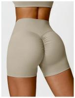 Pantalones cortos de Yoga para mujer, ropa de gimnasio de cintura alta, pantalones cortos deportivos de ciclismo - details 23