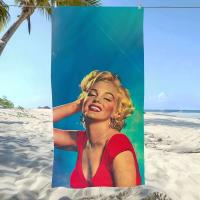 Clásico M-Marilyn M-Monroe película de los años 50, regalo de piscina suave para viajes, gimnasio, ducha, Camping, toalla de playa grande deportiva de secado rápido - details 6