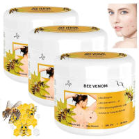 Crema reparadora, crema hidratante, elimina manchas de mujer, crema profesional de veneno de abeja para toda la piel (3 uds.) - details 0