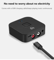 VAORLO-Adaptador de Audio Bluetooth 5,0, receptor inalámbrico estéreo envolvente de música, 3,5mm, AUX, RCA, para Kit de coche, TV, PC, altavoz para el hogar - details 15