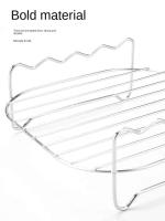 Sistema al aire libre con soporte de acero inoxidable para barbacoa, vaporizador cuadrado con parrilla, freidora de aire, pinchos - details 3