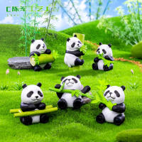 Set de Miniaturas de Panda 8 Figuras de Resina para Decoración de Casa DIY - details 4