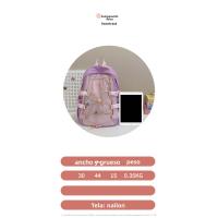 Nueva mochila Harajuku versión coreana femenina Estilo universitario Mochila para estudiantes de secundaria Mochila versátil simple de gran capacidad - details 0