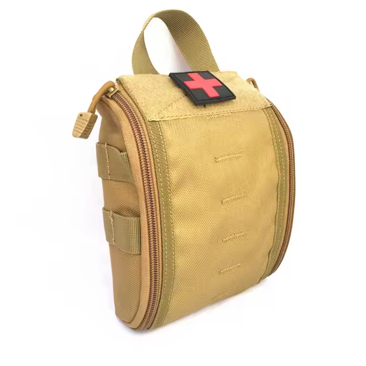 EDC-bolsa médica Molle, bolsa táctica de primeros auxilios, Kits de emergencia para coche del ejército al aire libre, Camping, senderismo, supervivencia, paquete de utilidad EMT, caza - 1