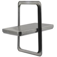 Tapa de cubo de basura de acero inoxidable, cubierta de cubo de basura empotrada, tapa de basura oscilante de equilibrio incorporado para encimera de cocina B - details 7