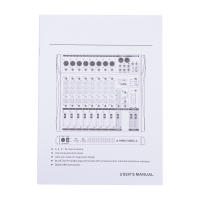 Mezclador de Audio y sonido de 8 canales, amplificador de consola de mezclas de estudio en vivo, DJ, Bluetooth, USB - details 14
