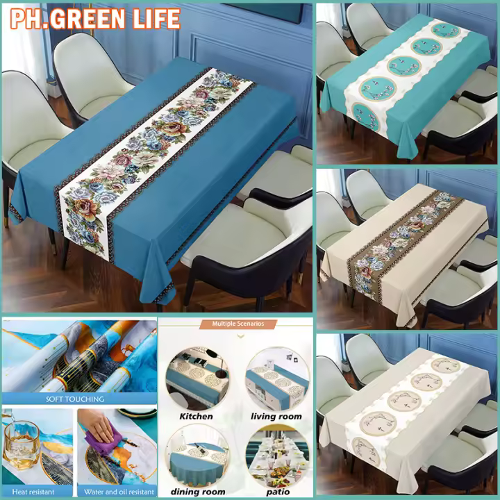Decoración gruesa para fiesta de cumpleaños, boda familiar, mantel, cubierta impermeable para exteriores - 1