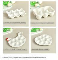 Bandejas de Cerámica Premium Diseño Elegante para Desayuno Ideal para Fiestas y Cenas Envío Rápido - details 5